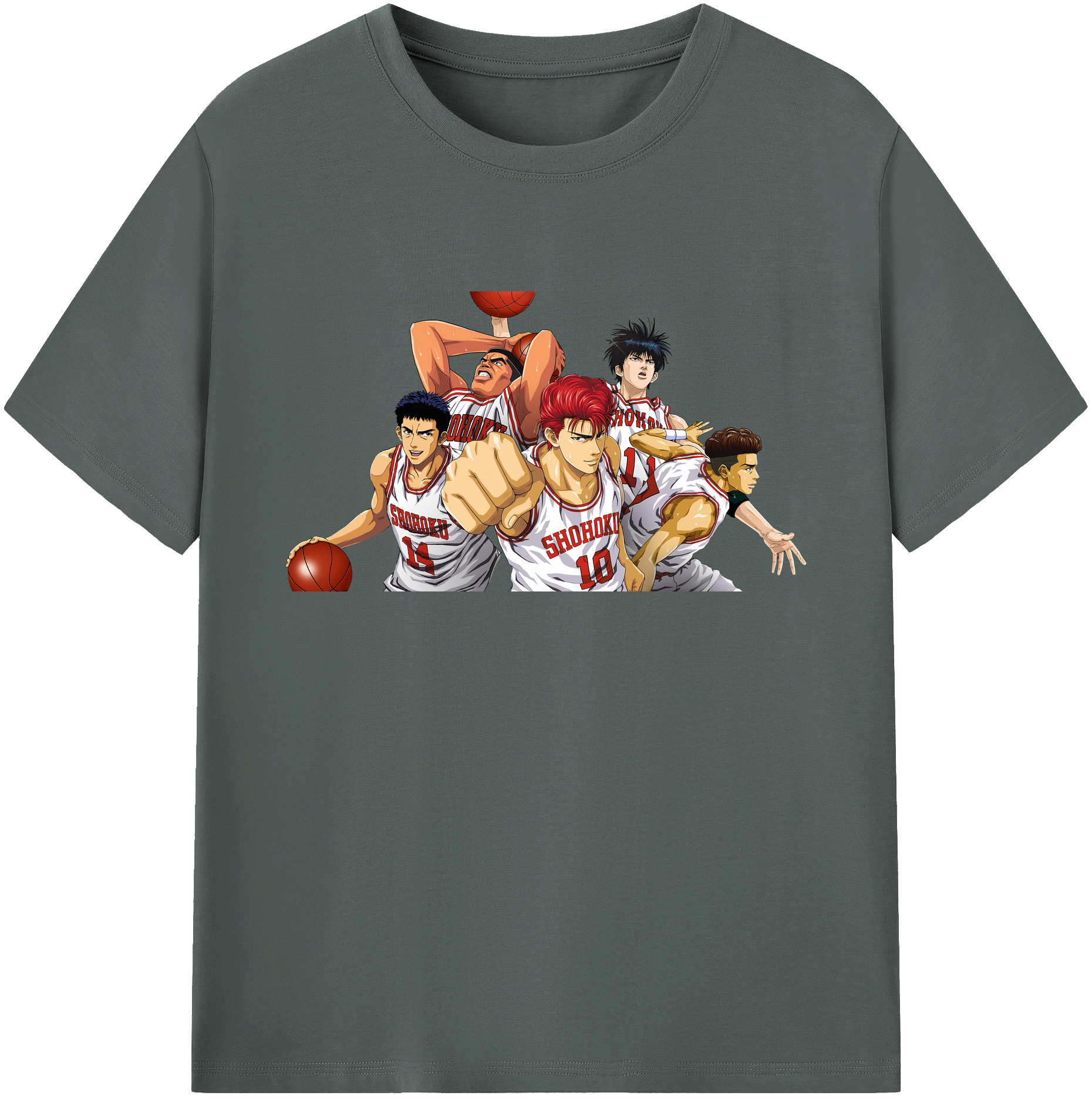 （画像用） SLAM DUNK／スラムダンク 綿100％ メンズ半袖Tシャツ｜肌触りやわらか＆通気性